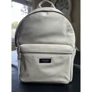 Kate Spade New York Cream Color Wipe able Backpack. Brand New With Tags